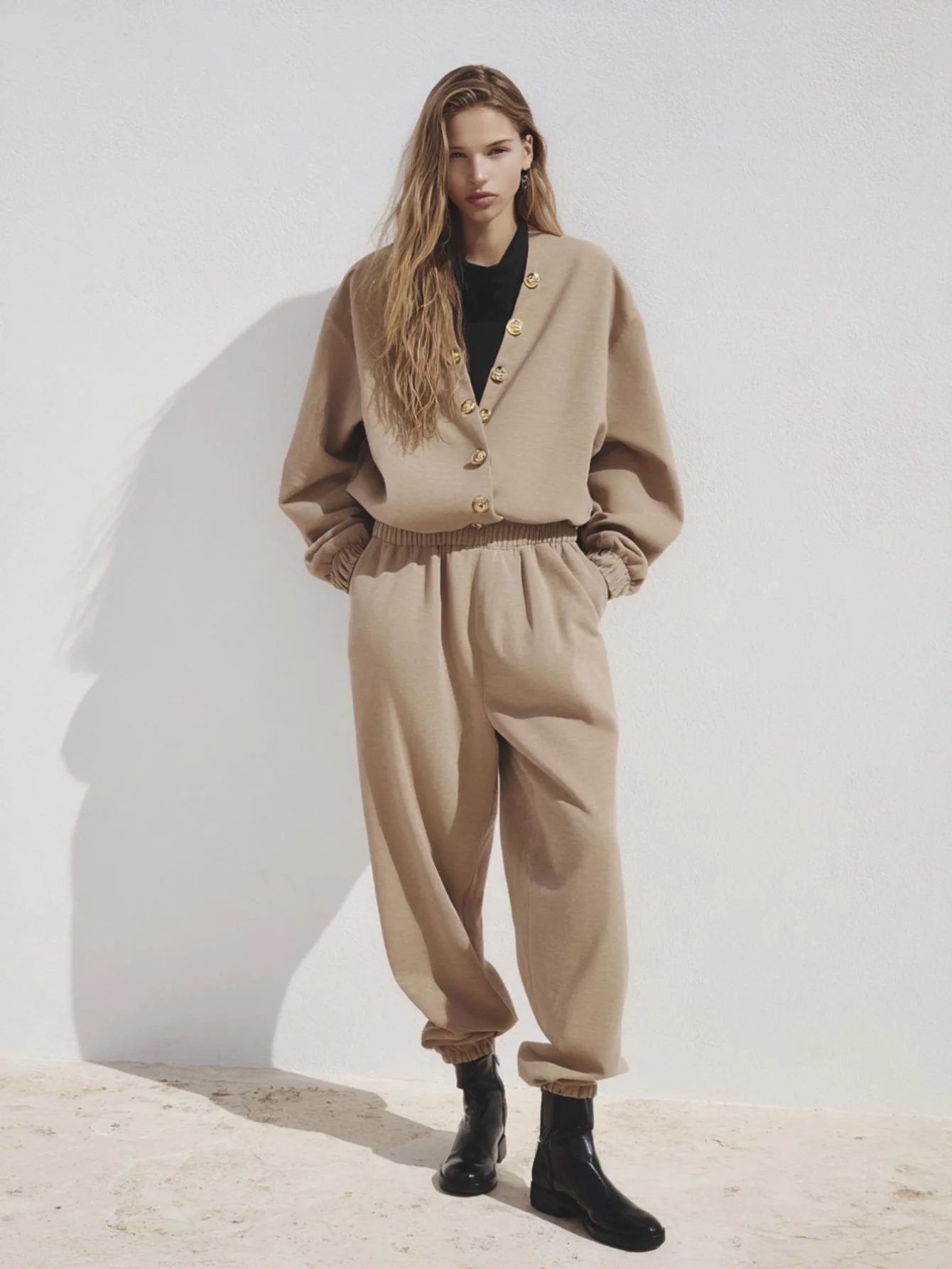 

Женская легкая куртка, зимняя базовая однотонная куртка на пуговицах спереди с длинными рукавами, повседневная верхняя одежда стандартного кроя