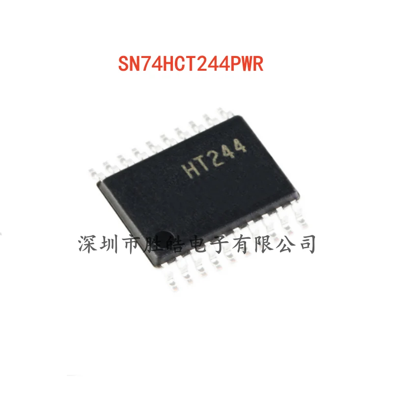 

(10PCS) NEW SN74HCT244PWR 74HCT244 Three-State Output Eight-Way Buffer and Line Driver TSSOP-20 Integrated Circuit