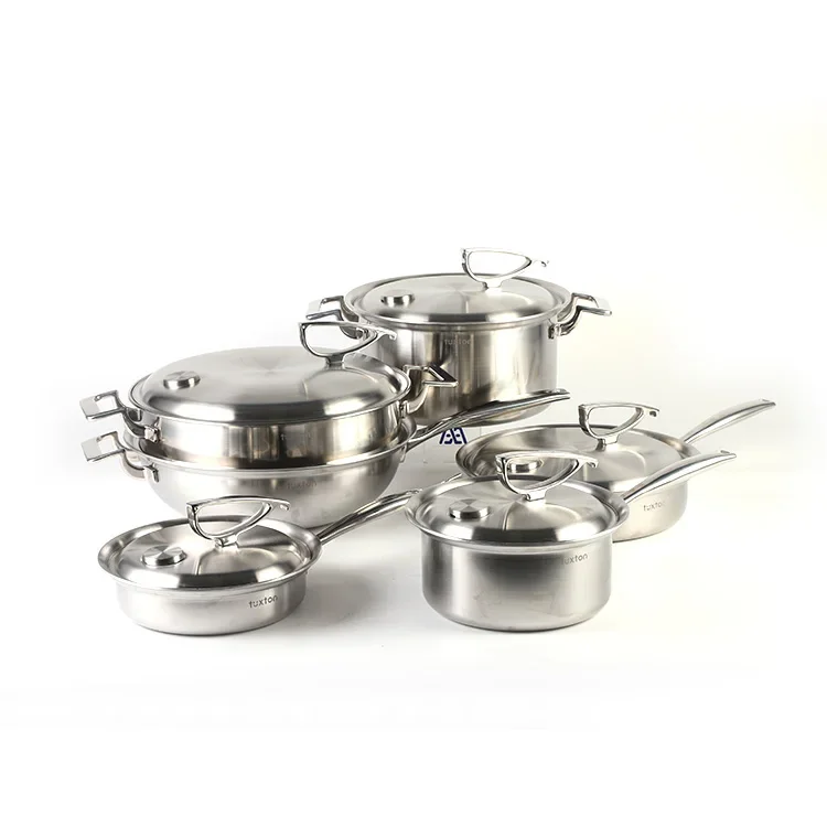 Hot Wholesale nonstick kitchenware 6 Pcs Stainless Steel Cookware Set