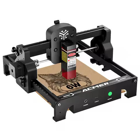 ACMER S1 6W Mini Laser Engraver Portable Small Laser Engraving Cutting tool Machine DIY for Logo Wood leather Acrylc Beginner