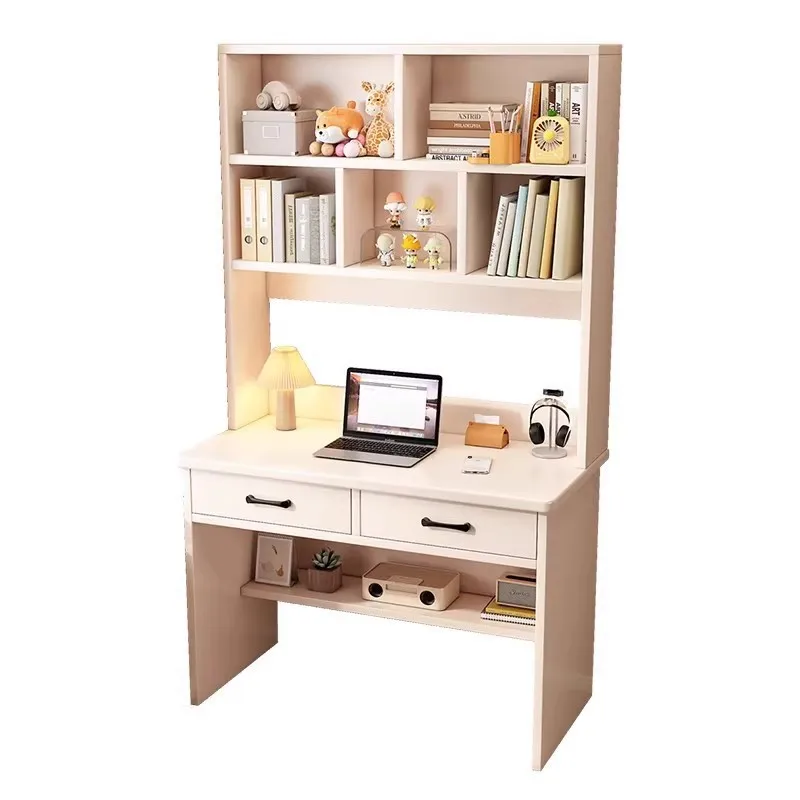 

desk bookshelf integrated table household narrow computer desk bedroom student study table study room writing desk table