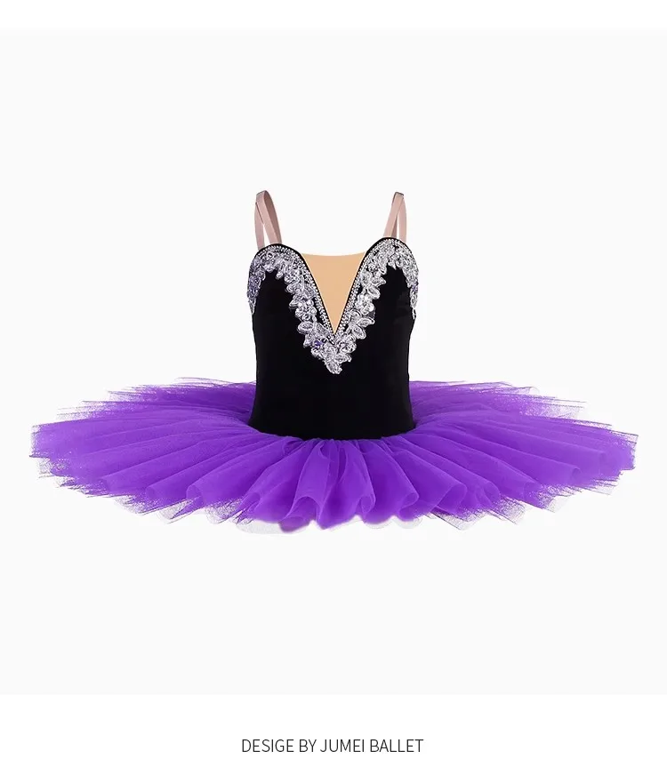 Children ballet tutu skirt competition professional performance skirt black blue gauze skirt tutu skirt adult ballet performance