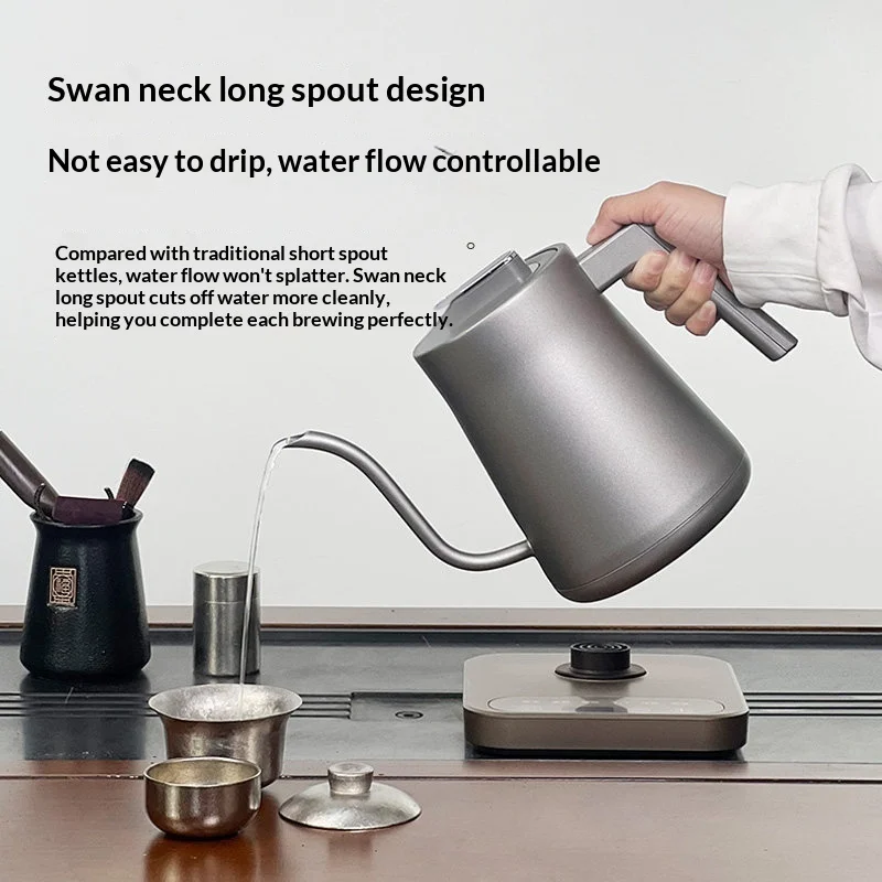 Dedicated Electric Kettle Coffee Pot Milk Brewing Constant Temperature Insulated Pour-Over Fine Spout Teapot  Warranty