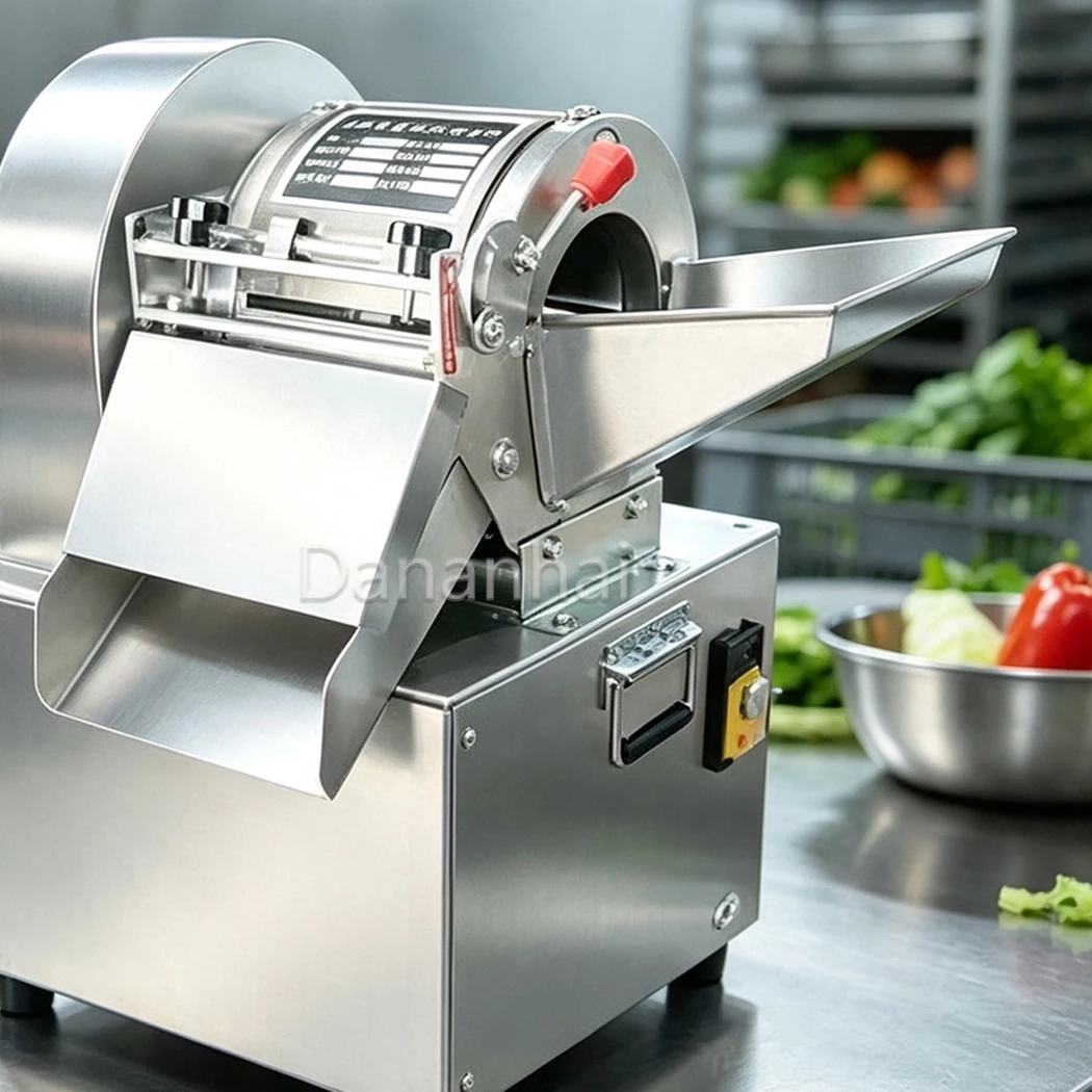 Dananhai Electric Vegetable Shredder, Food Cutting Machine 40KG Stainless Steel Restaurant Kitchen Slicer