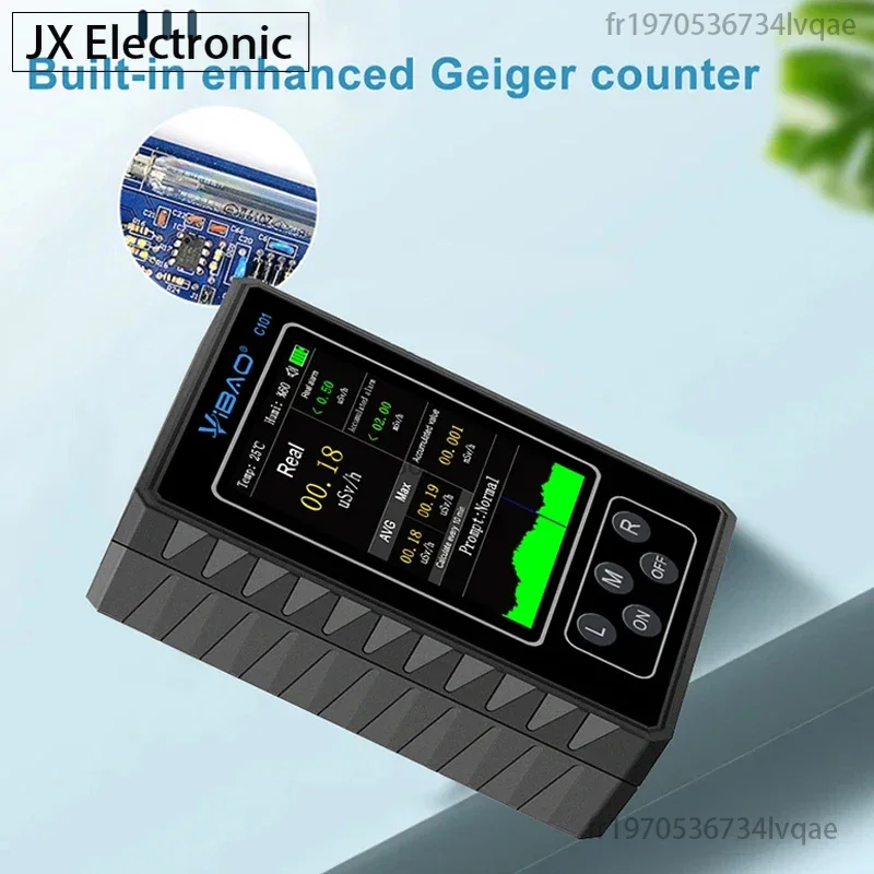 Geiger Counter Nuclear Radiation Detector Personal Dosimeter X-ray Beta Gamma Detector LCD Radioactive Tester Marble Tools