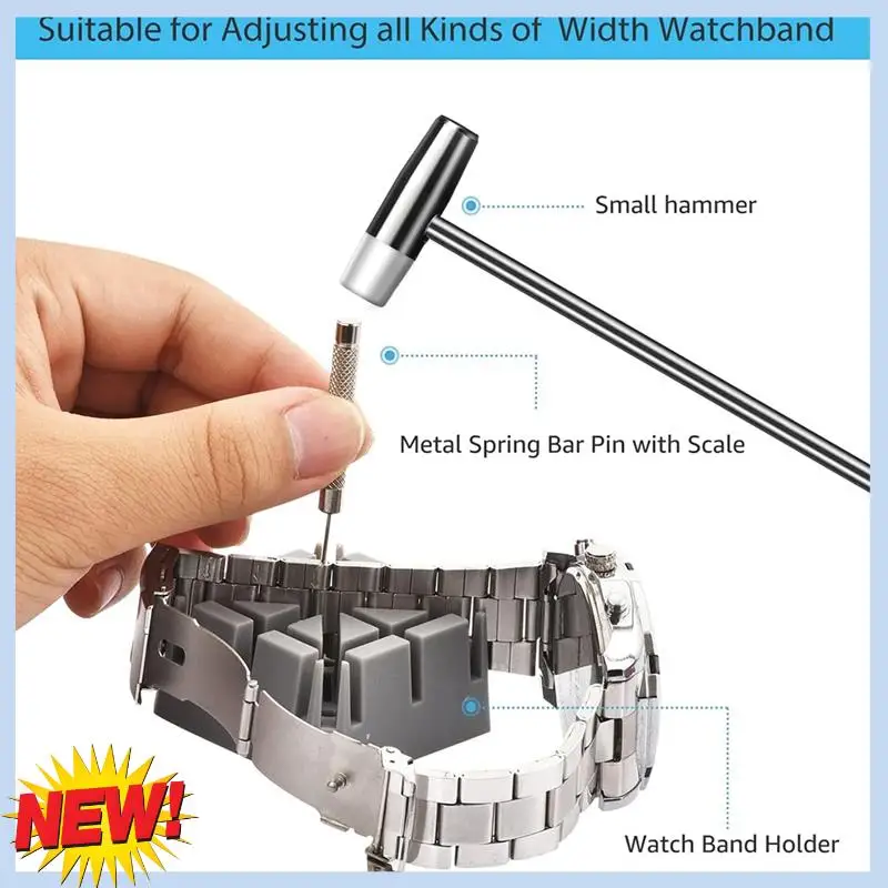 

AT14 Watch Repair Tool Kit: For Maintenance Battery Replacement Watch Link Adjustment Back Disassembly