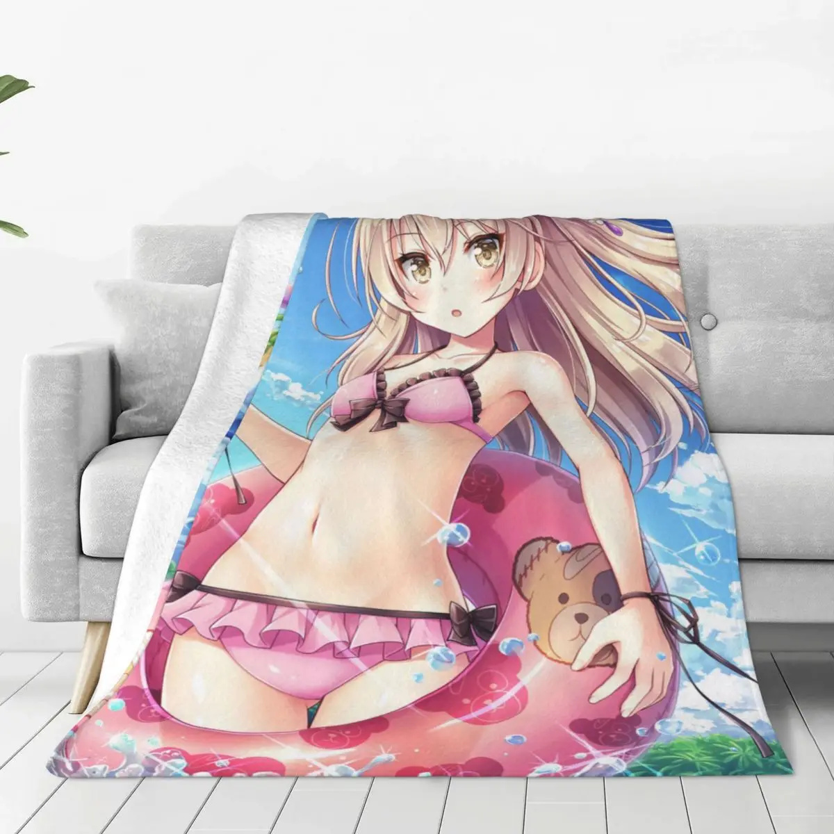 Shimada Arisu Girls Throw Blankets Stuff For Chair Quality Sweet Blankets and Throws Winter Gifts