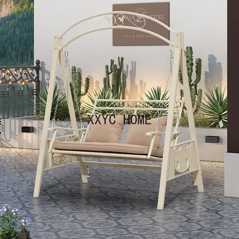 Silla colgante barata blanca, hamaca doble perezosa, columpio, silla colgante para jardín al aire libre, decoración de silla Esterno