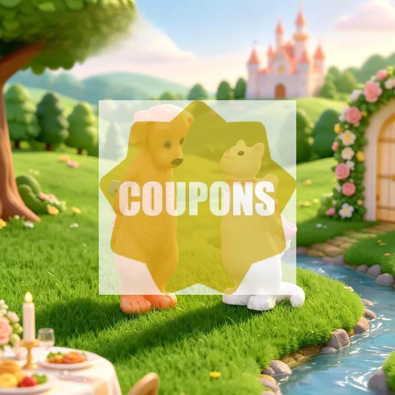 Cute Cartoon Dog Cat Resin Figurine Set Couple Animal Micro Landscape Ornament For Garden Terrarium Desktop Decor Accessories