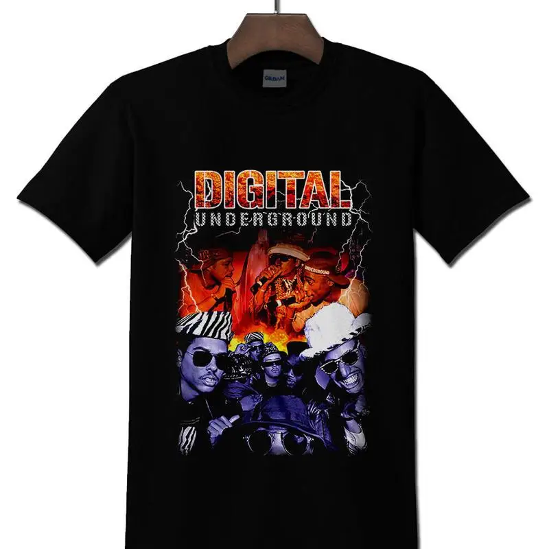 

Hot Digital Underground Hip Hop Rap Black T Shirt S 5Xl
