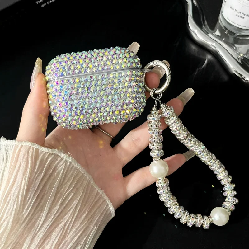 

Crystal earphone case with wrist strap,ApplicableAirPods Pro