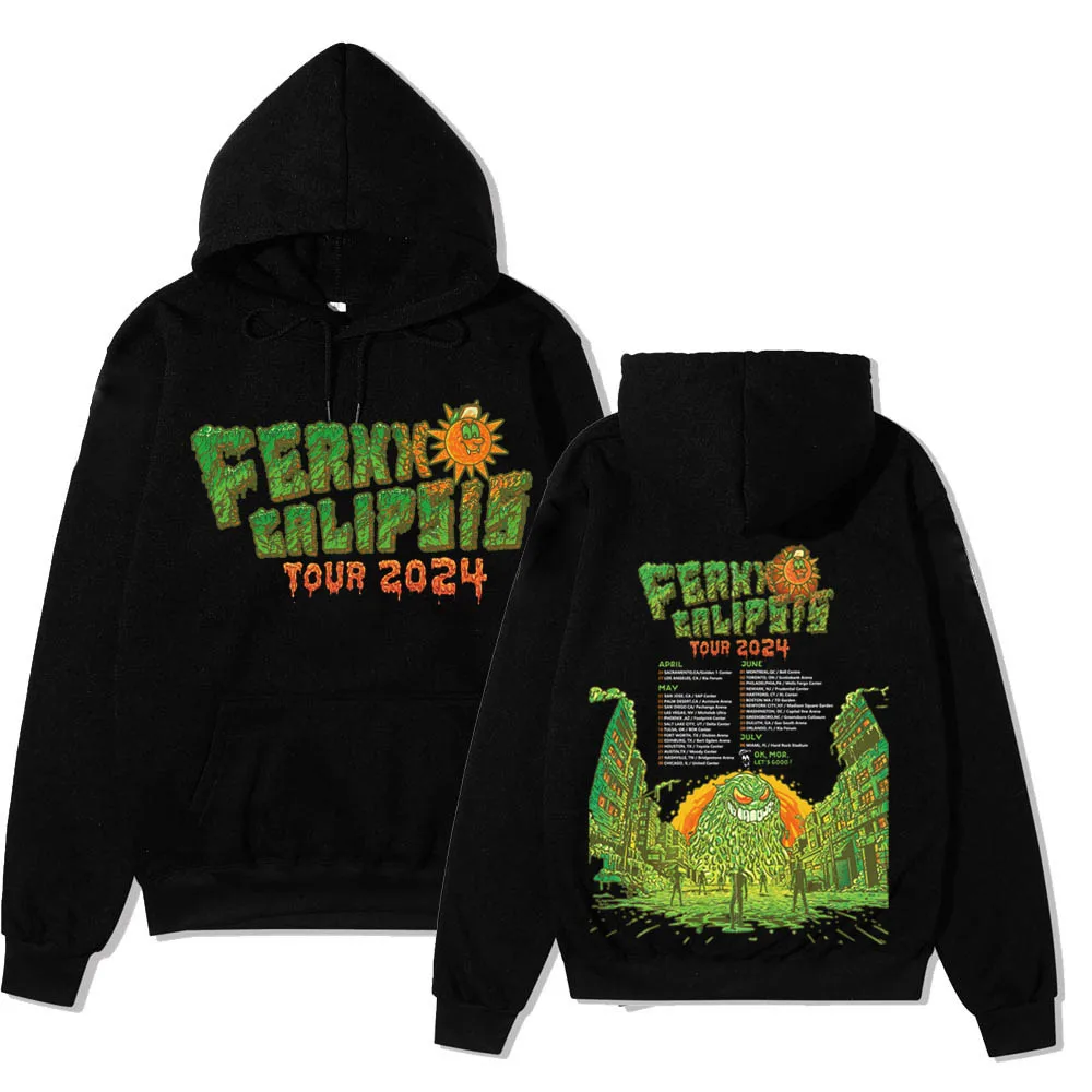 

Rapper Feid FerxxoCalipsis Tour 2024 Hoodie Pullovers Feid Hoodies Sweatshirt Tops Streetwear Sudaderas