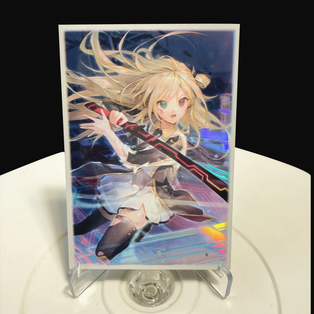 63x90mm 50PCS laser Illustration Anime Card Sleeves Trading Card Sleeves Japanese Card Protector for YGO Game Cards