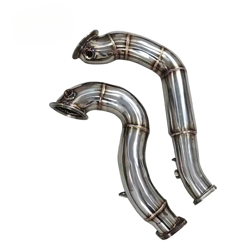 High quality Performance hot sellin Stainless Catless Exhaust Downpipe without Heat Shield for BMW E90/E91/E92/E93 335i N54