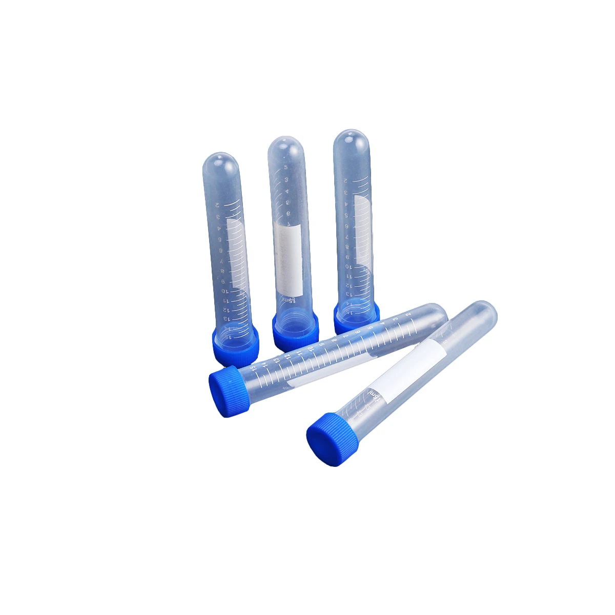 50 قطعة 15 مللي أنبوب الطرد المركزي جولة أسفل شفافة تخرج مانعة للتسرب غطاء برغي عالية السرعة مختبر درجة حرارة منخفضة #4