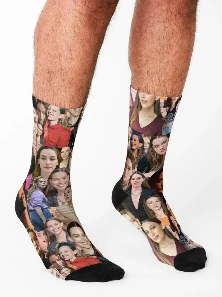 Victoria Pedretti American actress Dressed Up Aesthetic Collage - 1 Socks ankle christmas stocking winter Girl'S Socks Men's