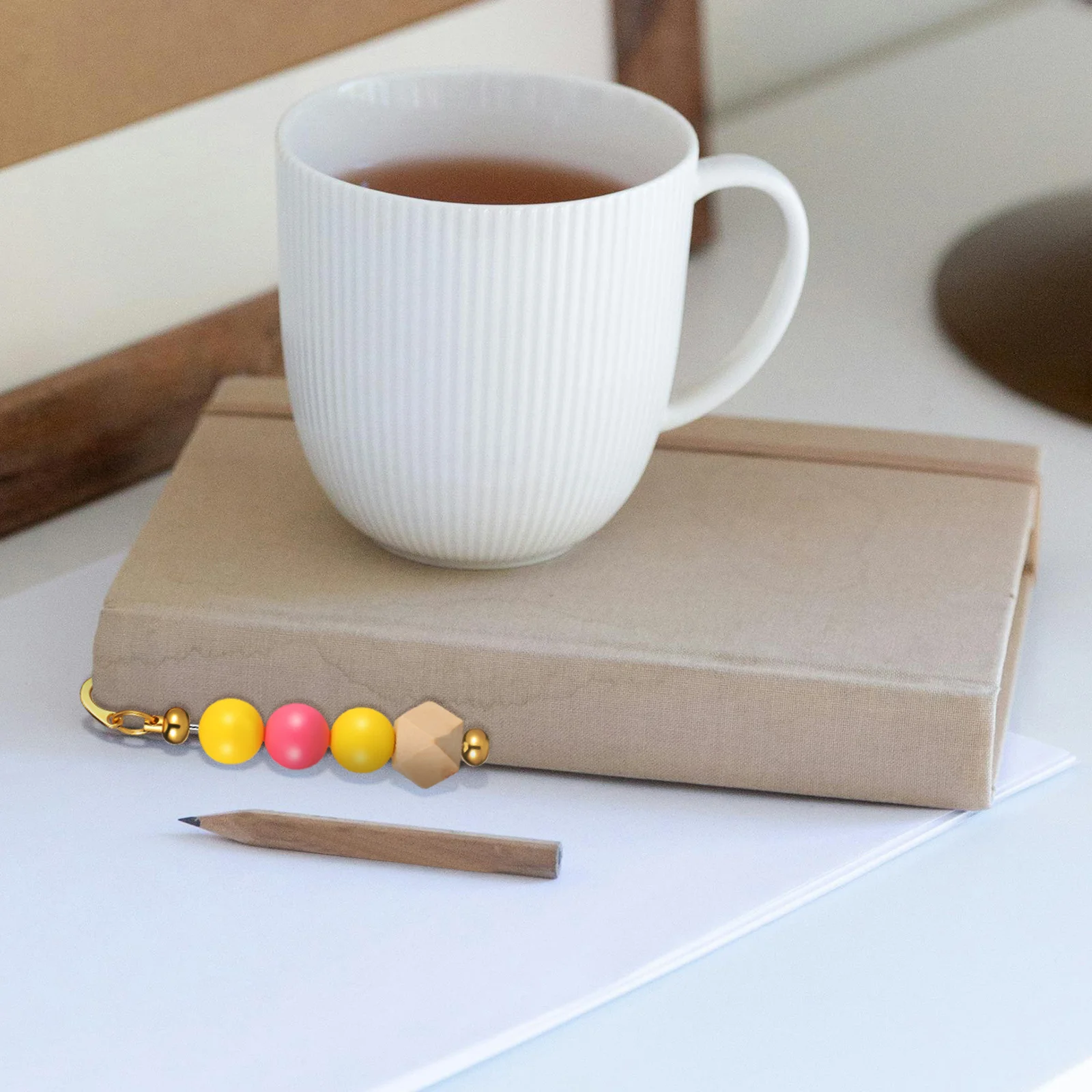 

8Pcs DIY Blank Metal Bookmarks Bead Metal Bookmark Kit for Reading Lovers Teachers Students Multi Functional Bookmark