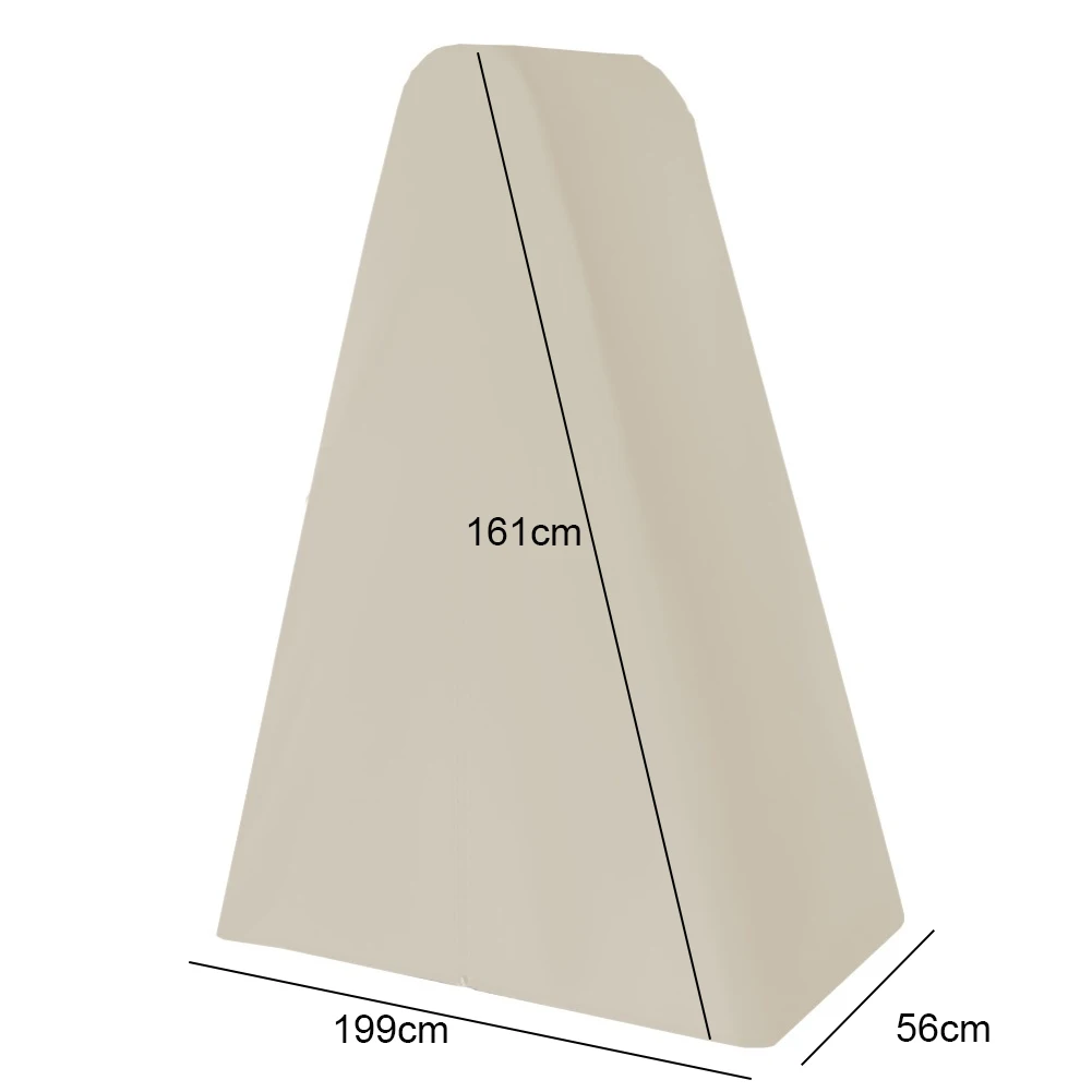 Outdoor Waterproof Pool Ladder Cover Made from 420D Oxford Fabric for Above Ground Pool Ladder Protection 199x56x161cm
