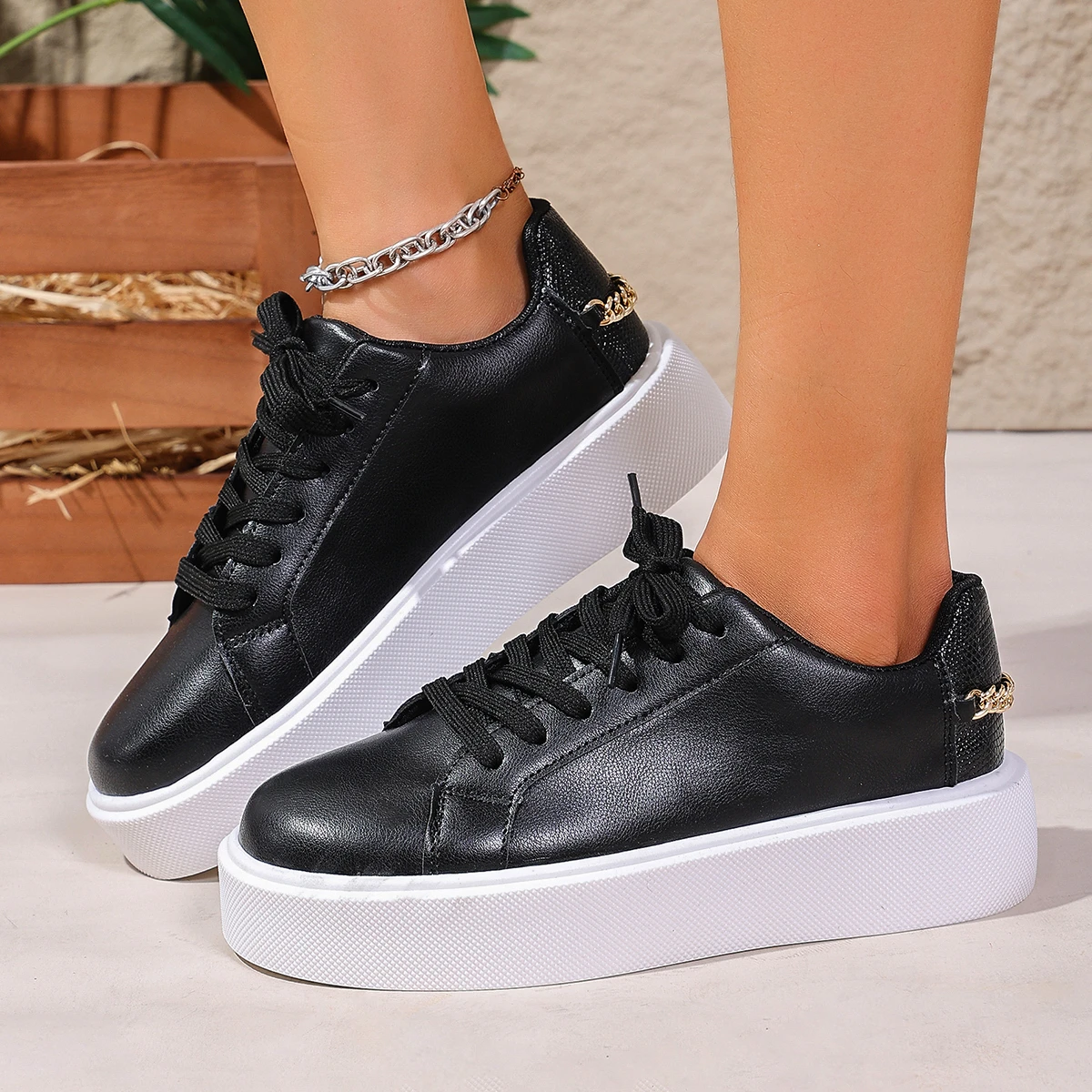 Tüm Mevsimler Unisex Spor Ayak - Sneakers Fashion Women incelemesi ve fiyatı
