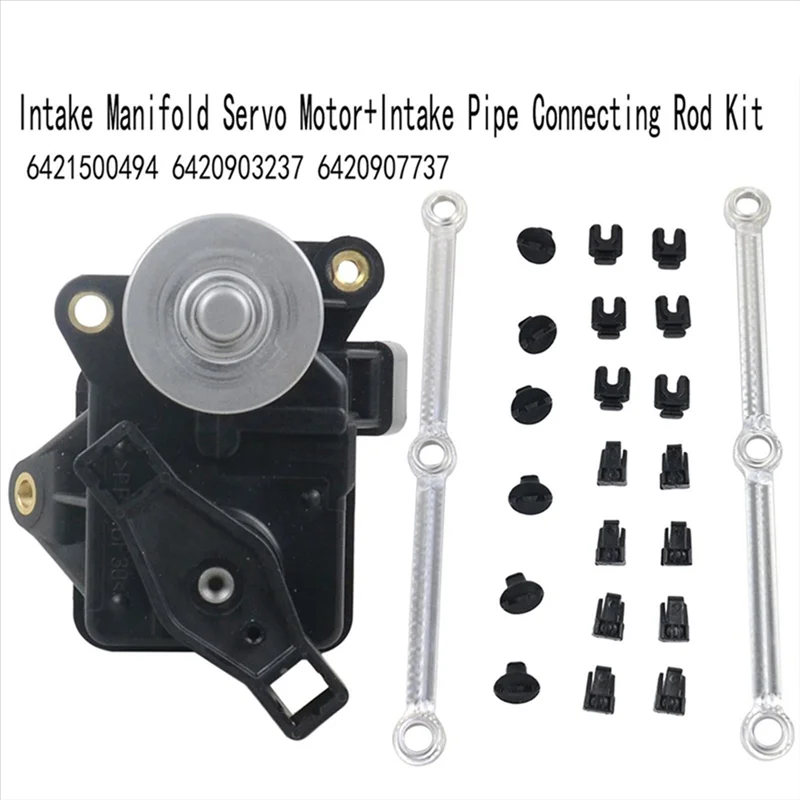 

L10A серводвигатель впускного коллектора + комплект шатунов впускной трубы для Mercedes W203 W204 W221 W164 W251 6421500494 6420903237