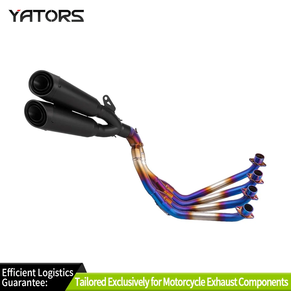 

Exhaust Systems For Honda CBR650R/F CB650F CB650R 14-25 Blue Muffler Header Pipe Exhausts Pipes