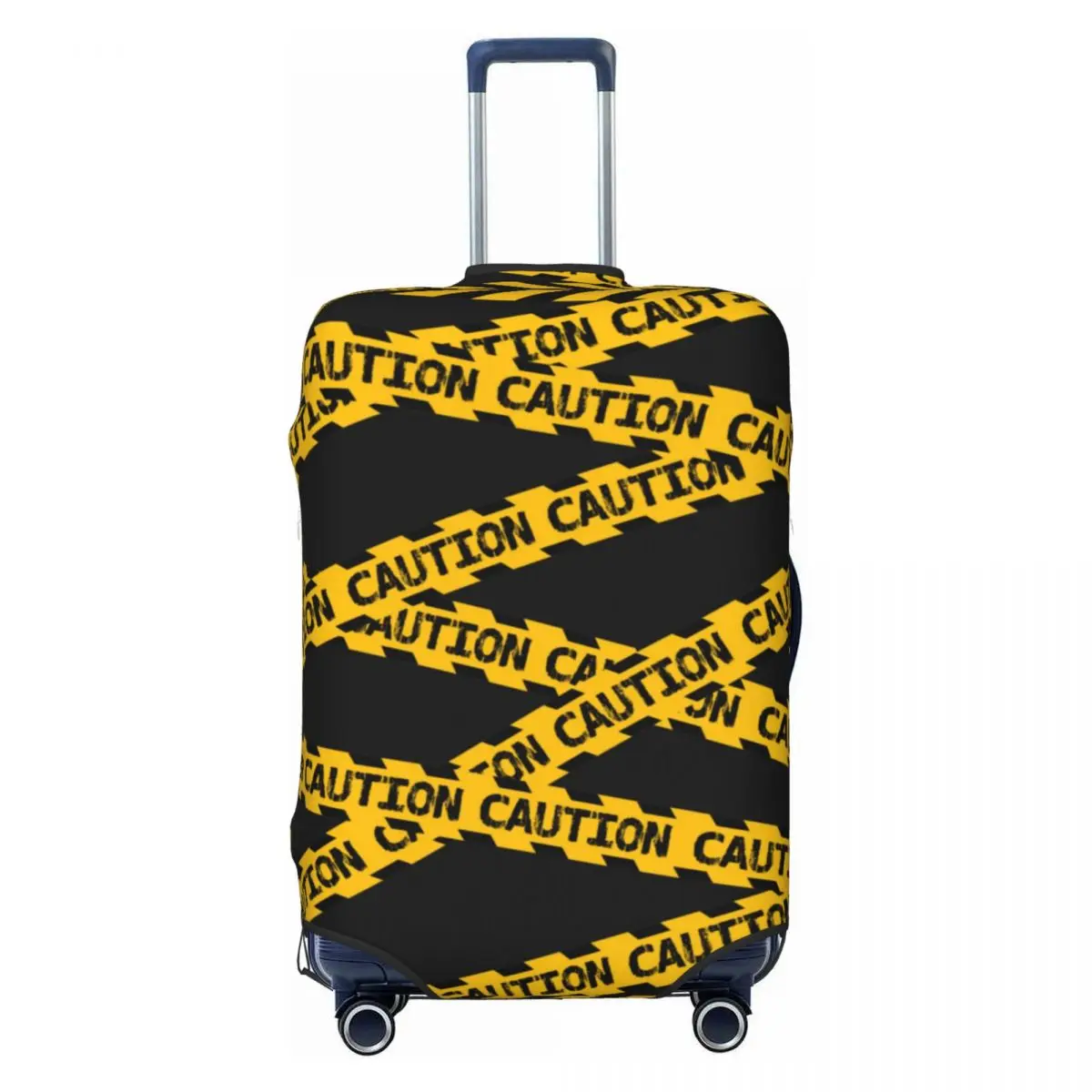 Caution Tape Roll Suitcase Cover Crime Scene Holiday Travel Fun Luggage Case Protection