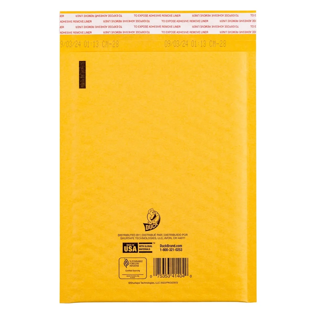 Self-Seal Kraft Bubble Mailers 6x9 Inch 12 Pack Padded Shipping Envelopes Durable Easy Use Lightweight Protection Books Crafts