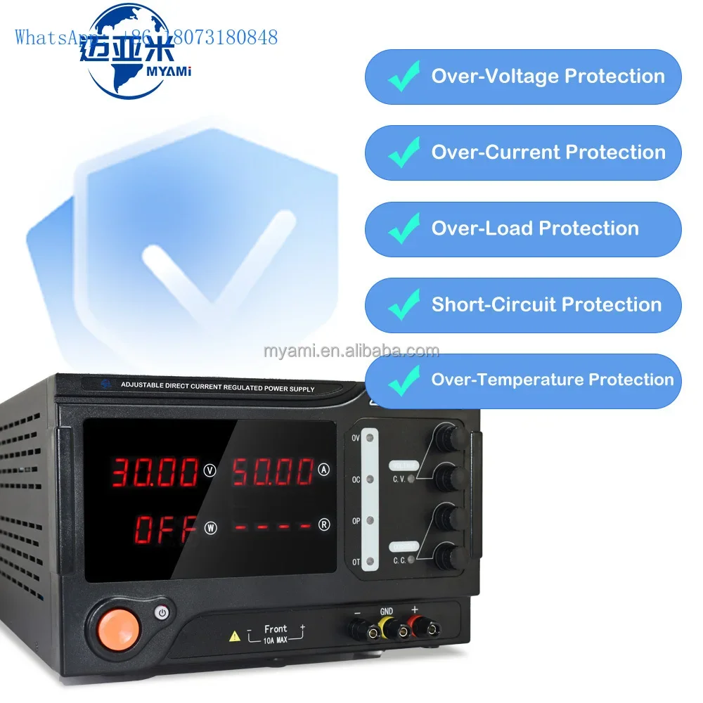 MYAMi MY-K10010 100V 10A 1000W Switching Mode Power Supply Variable Adjustable Laboratory Power Supply