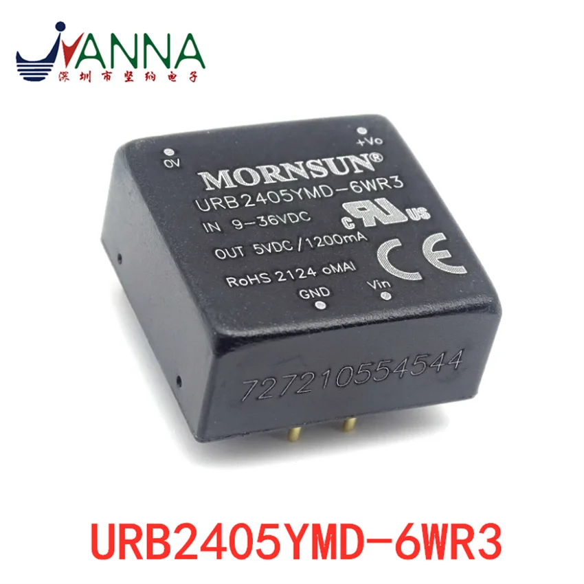 URB2405YMD-6WR3 DC-DC Power module 9-36V to 5V 1.2A 6W New original JSY