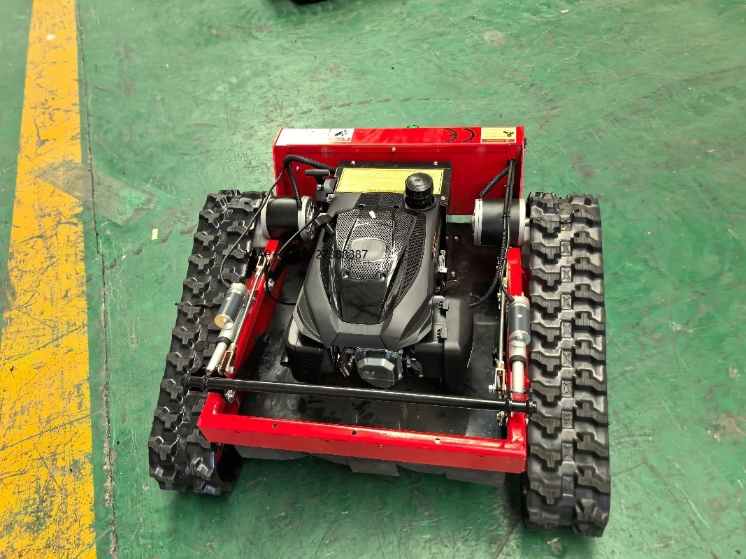 

2026 New Industrial Professional Cordless -Powered 4-Stroke 9HP 1500W 196cc 4km/h Remote Control Slope Mower Anti Slip