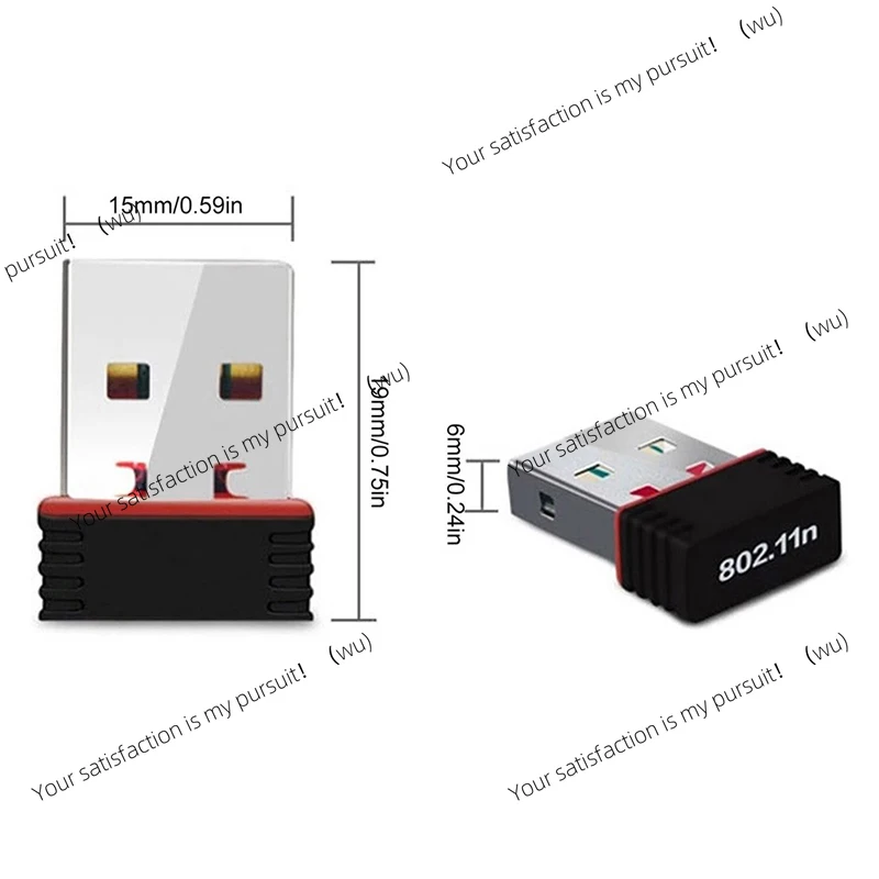 150 Mbit/s Mini-USB-Wireless-WLAN-Netzwerk LAN-Netzwerkschnittstellenkarte 802.11b/g/n RTL8188-Adapter für Desktop-Computer