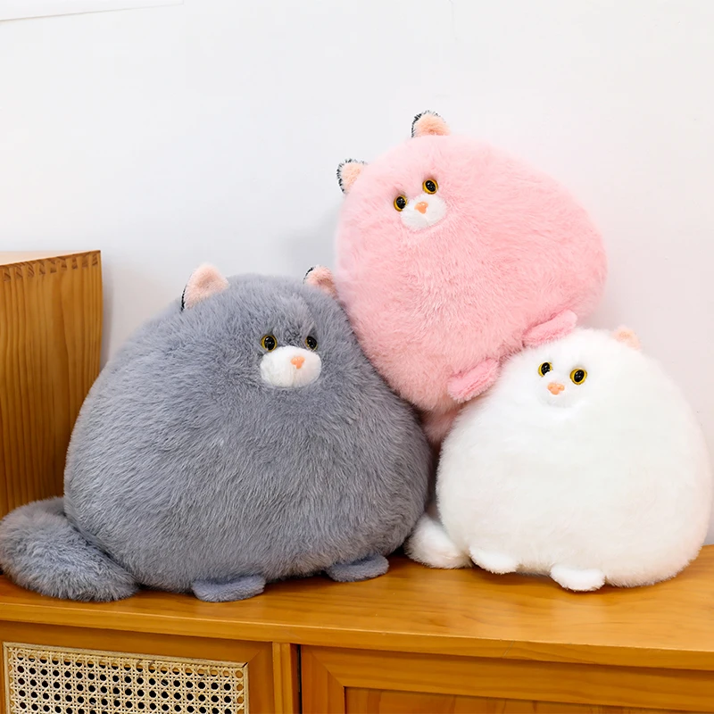 Urocze, puszyste lalki koty, pluszaki, lalki z materiału, poduszki dekoracyjne, lalki koty z długim ogonem, prezenty urodzinowe dla dzieci, chłopców i dziewcząt.