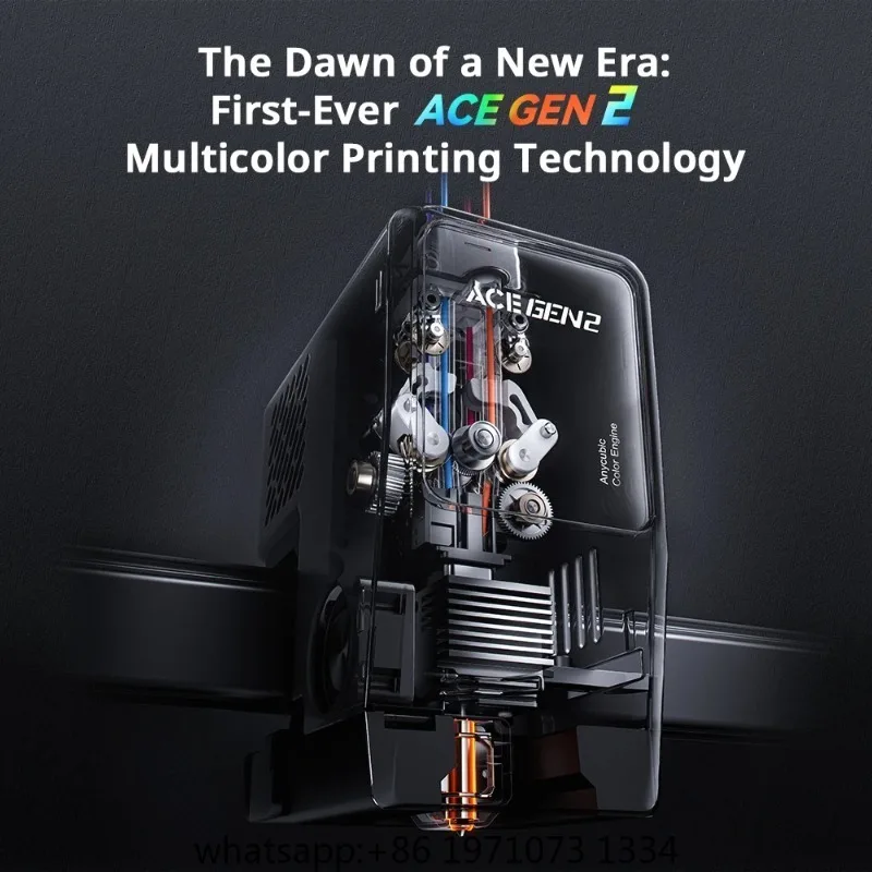600mm/s Max Print Speed 3D Printer 2x Time & Material Savings Up To 19 Colors Printing AI Detection 3D Printer