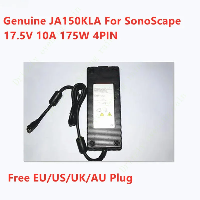 Genuine JA150KLA 17.5V 10A 175W 4PIN AC Adapter For Sonoscape A5 A6 MEDICAL Power Supply Charger