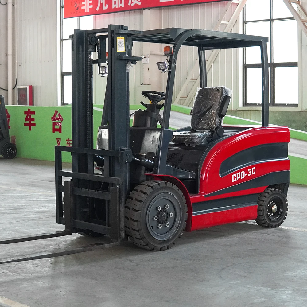 Fast Delivery ELECTRIC FORKLIFT 3 Tons Lifting 3m Pallet Cargo Warehouse Montacargas Electrico