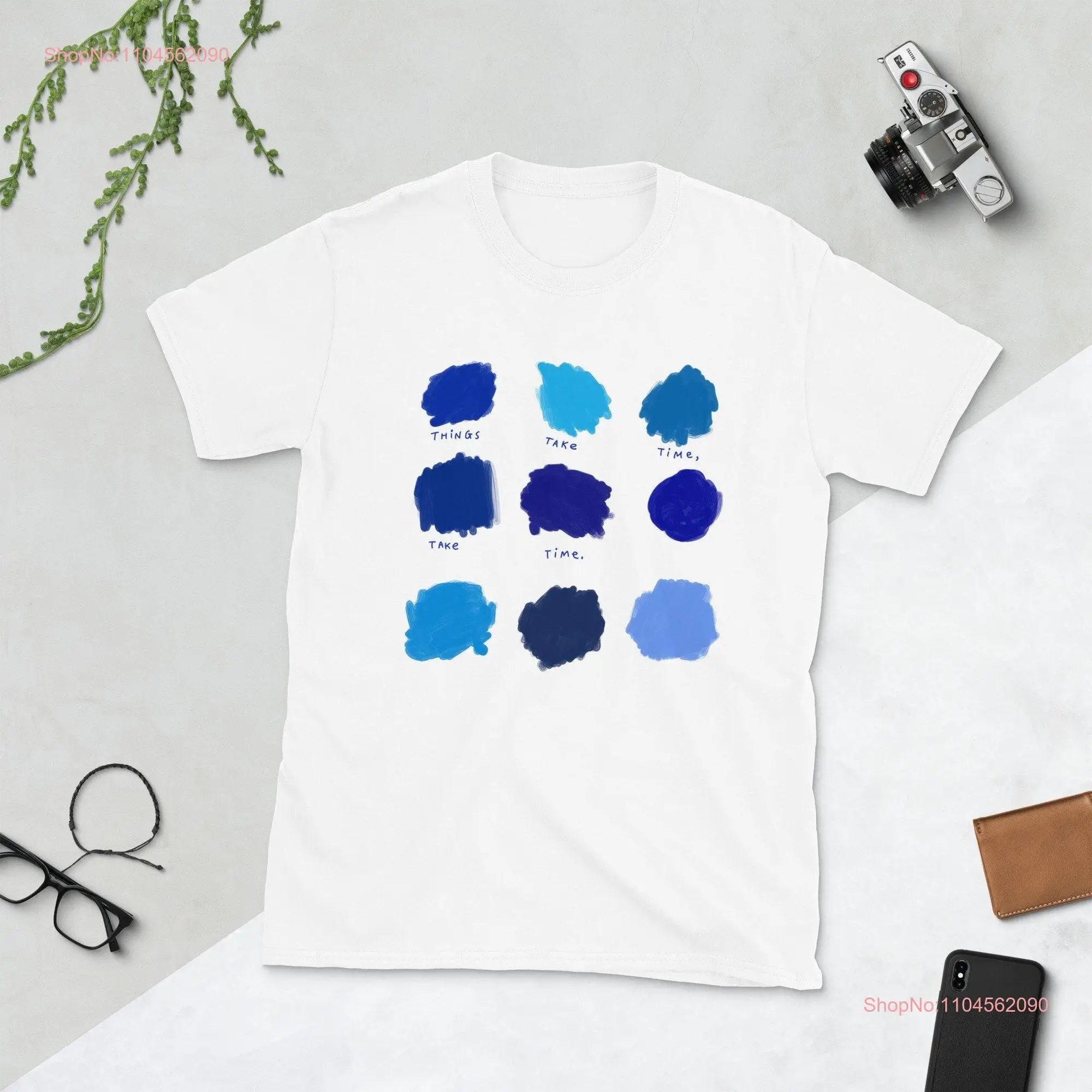 

Things Take Time shirt Courtney Barnett album cover parody indie rock alternative blue long or short sleeves