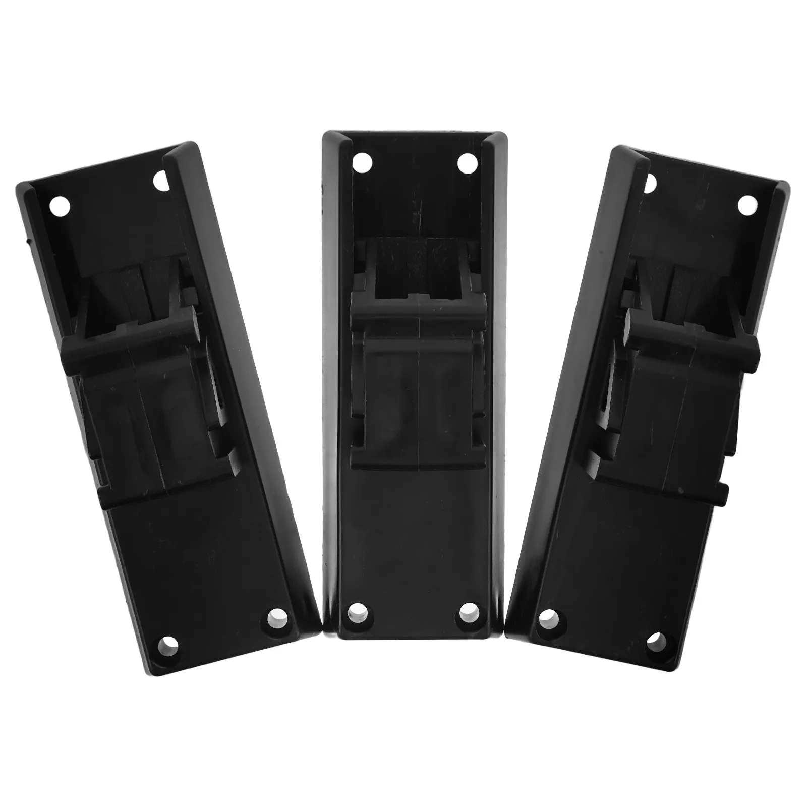 3Pcs Adjustable Flag Pole Base Mount 1 Inch Inner Diameter Vertical Wall Mount Brackets Angled 5-Position Outdoor Flag Holder