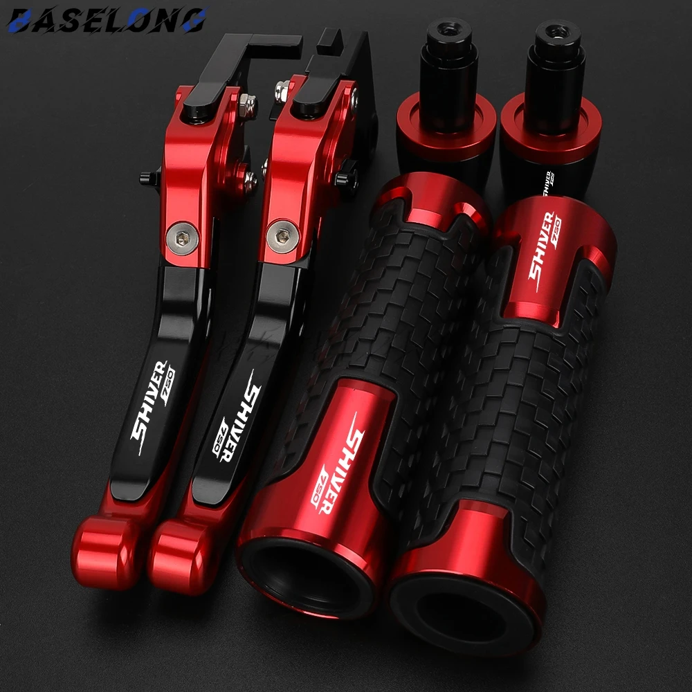

For Aprilia SHIVER 750 Shiver750 2007-2016 2015 2014 2013 Motorcycle Adjustable Clutch Brake Levers Handle Bar End Grips Caps