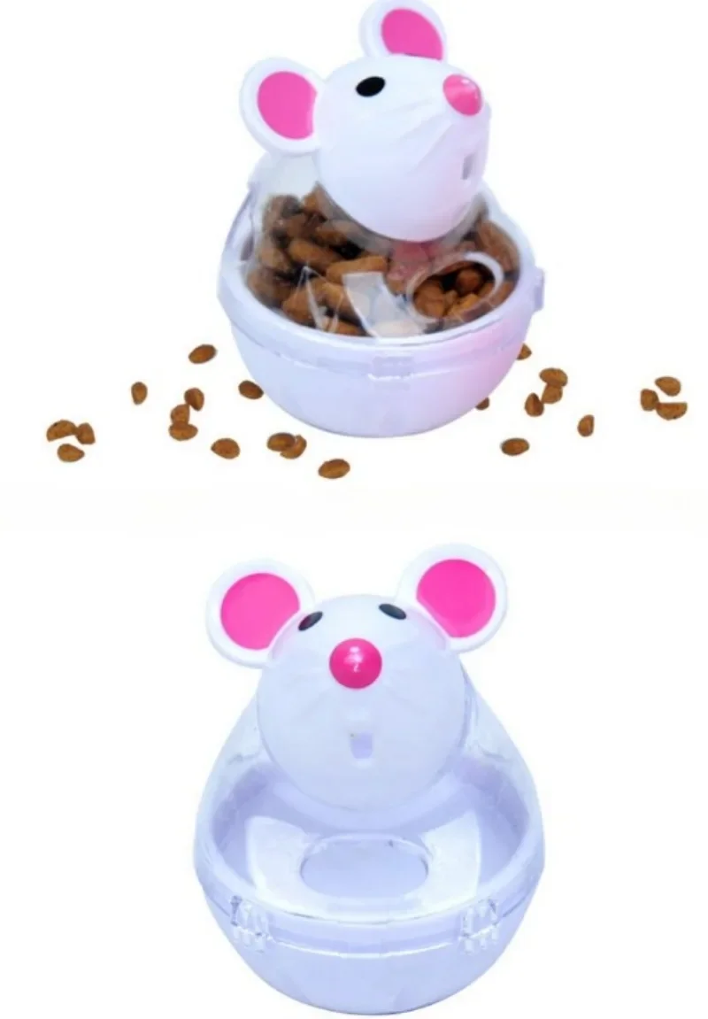 Katzenspielzeug Maus-Tumbler Leckage-Verhindernder Futterball Haustier-Puzzle Cartoon-Katzenspielzeug Interaktives Spielzeug für Kätzchen Langsames Füttern Haustierbedarf – Detail 5
