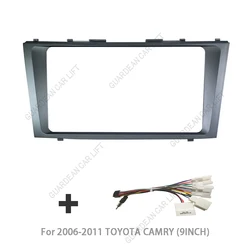 Autoradio pour Toyota Camry 2006-2011, 9 pouces, Android, GPS, MP5, lecteur stéréo, 2 Din, unité principale, DVD, panneau, tableau de bord, cadre, kit de garniture