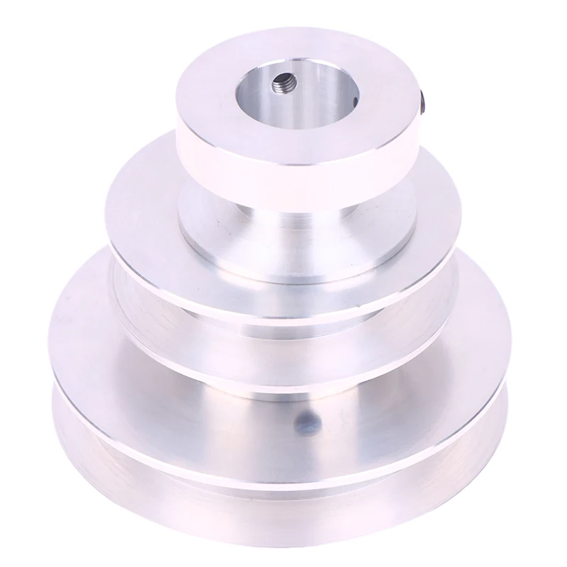 Puleggia per cinghia a V in lega di alluminio a scanalatura singola, dimensioni 40 mm 60 mm 80 mm, articolo di alta qualità di tipo A