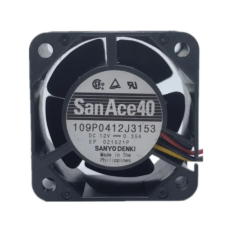 +New for  Sanyo 109P0412J3153 DC12V 0.35A 4028 4cm large air volume inverter cooling fan