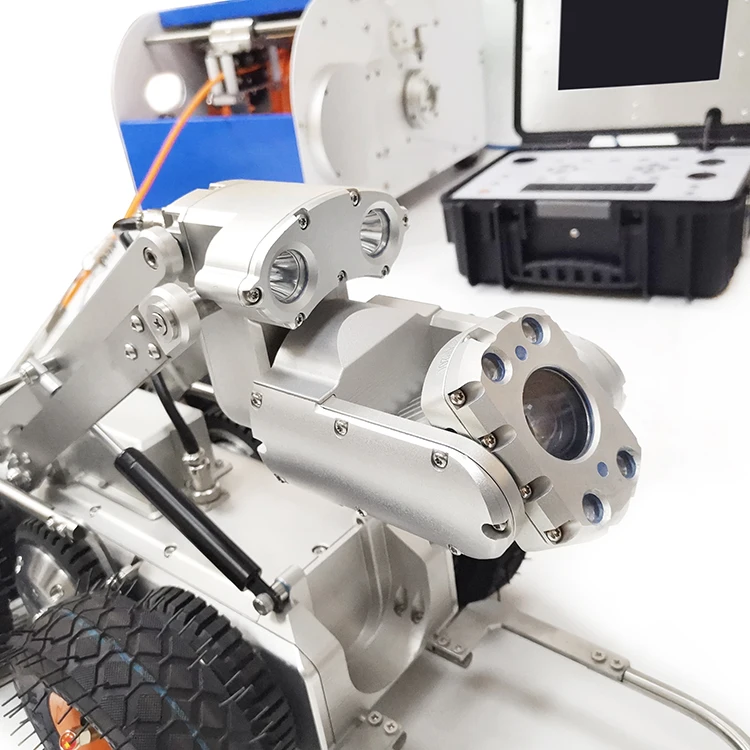 Sistema de unidad de Robot de inspección de tuberías de drenaje de alcantarillado CCTV, tubería de drenaje de aguas residuales, cámara robótica para gatear de vídeo a la venta