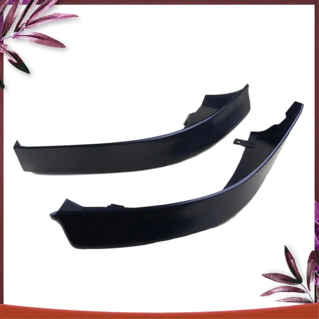 

Durable 2Pcs Car Front Bumper Splitter Lip Spoiler Body Kit Diffuser Protector For Mitsubishi Lancer 2008-2018