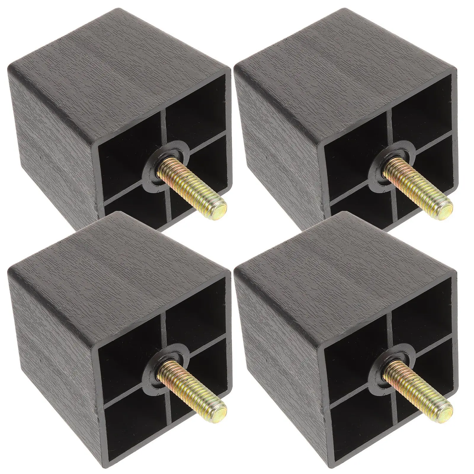4 Pcs Furniture Legs Couch Replacement Risers Chair Extra Tall Sofa Metal Cabinet Feet