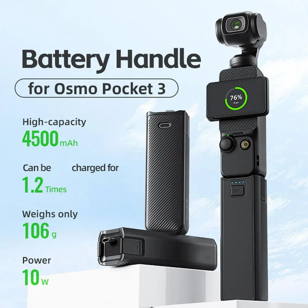 For AMagisn I FOR Osmo Pocket 3 Mobile Power Charger Action Camera Accessories Mobile Power Charger for dji Sports Camera