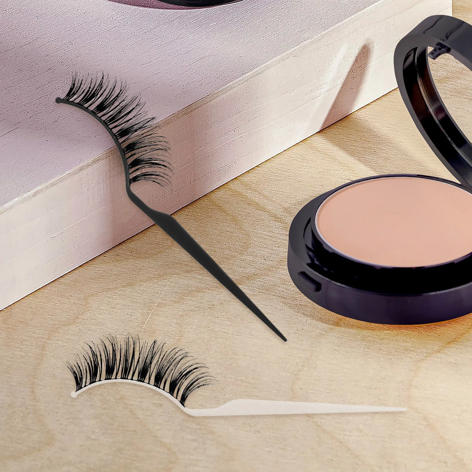 Bâton d'affichage de faux cils, support en Fiber acrylique pour outil d'affichage, support d'affichage de cils transparent et robuste, 10 pièces