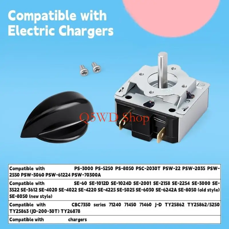 

Q5WD Seal Structure Timer Assembly Rotational 40mm for Electrical Charging Systems