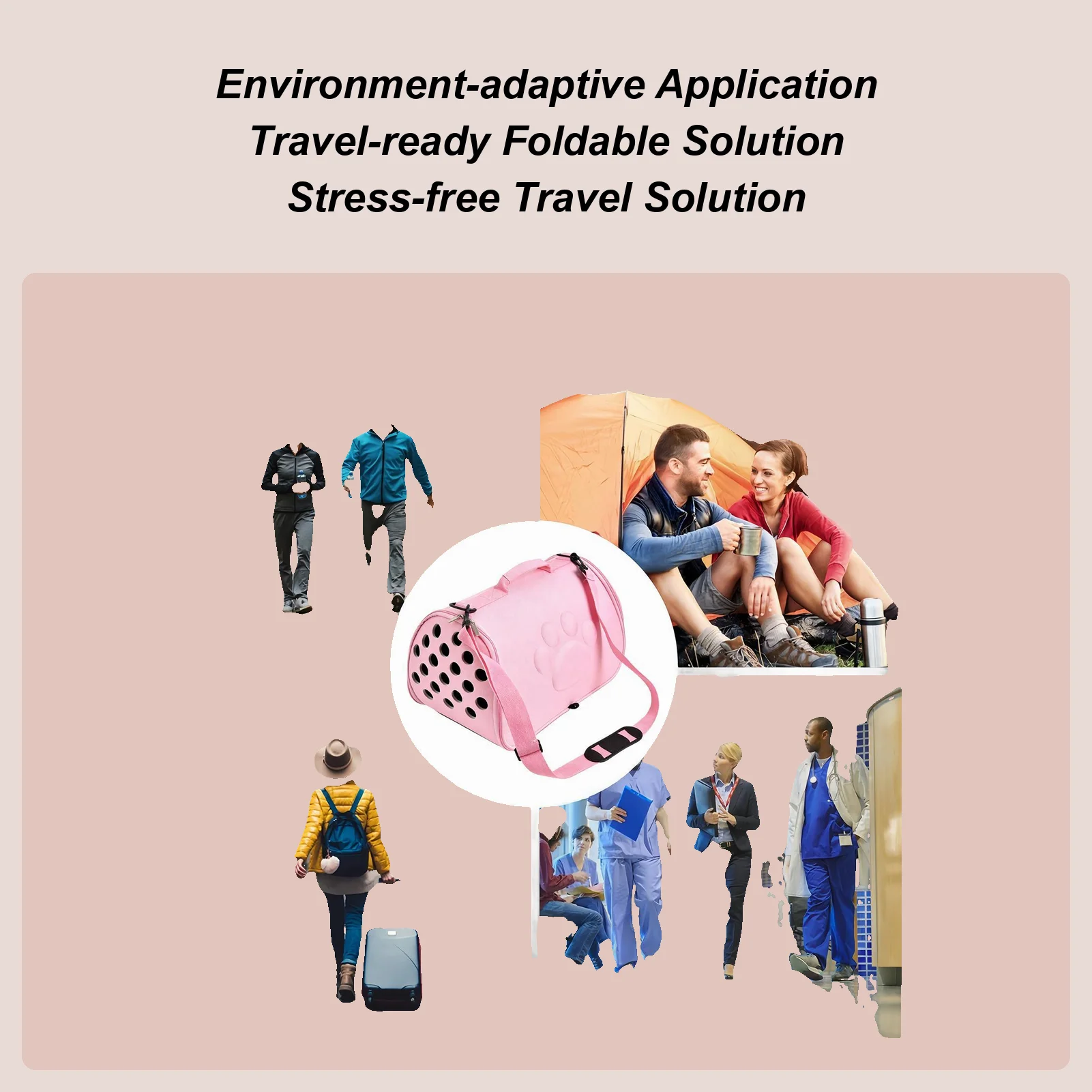 

Сумка-переноска для животных с мягким дном и плечевым ремнем, складная, для прогулок, путешествий, походов, кемпинга и авиаперелетов