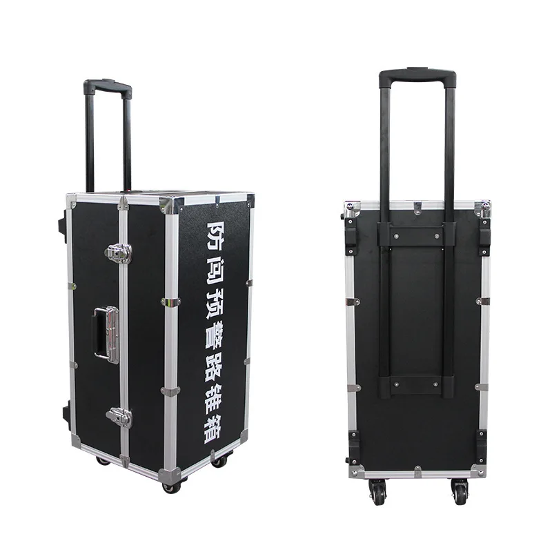 Anti-intrusion early warning road cone box Traffic road secondary accident scene isolation deployment and control Wireless